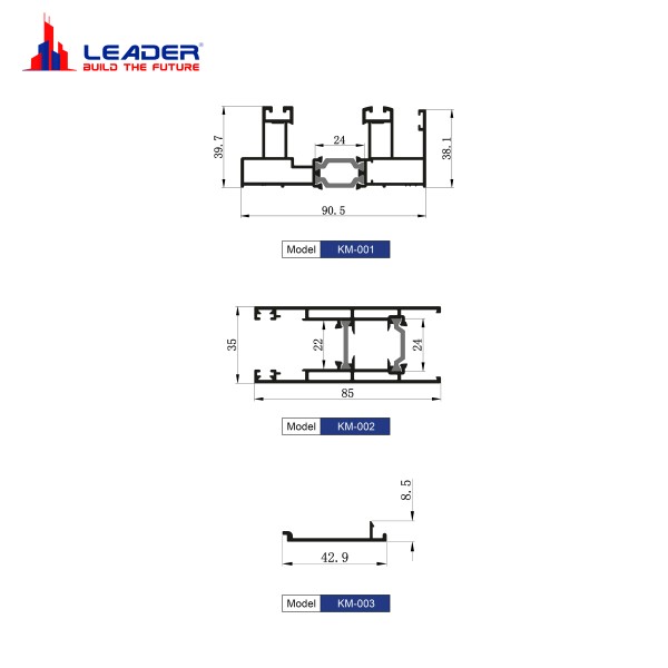 Puertas y ventanas correderas KM.